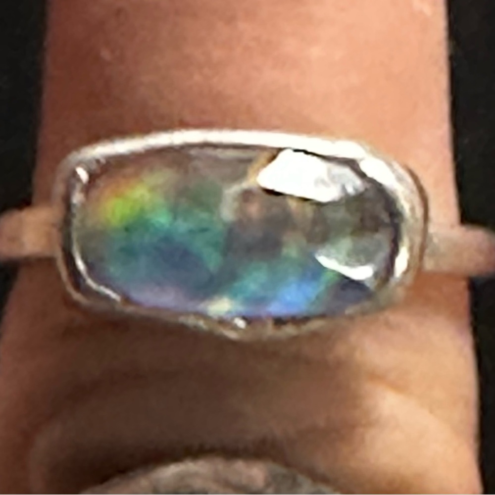 Silver Opal Ring
